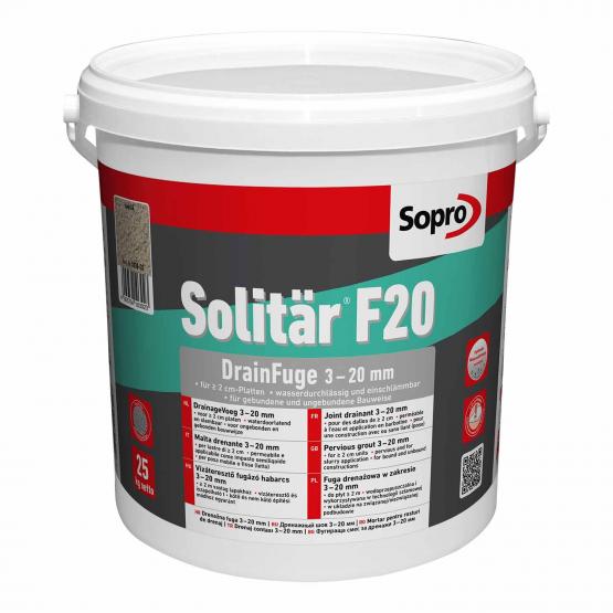 SOPRO SOLITÄR F20 - DRAINFUGE 3?20 MM 