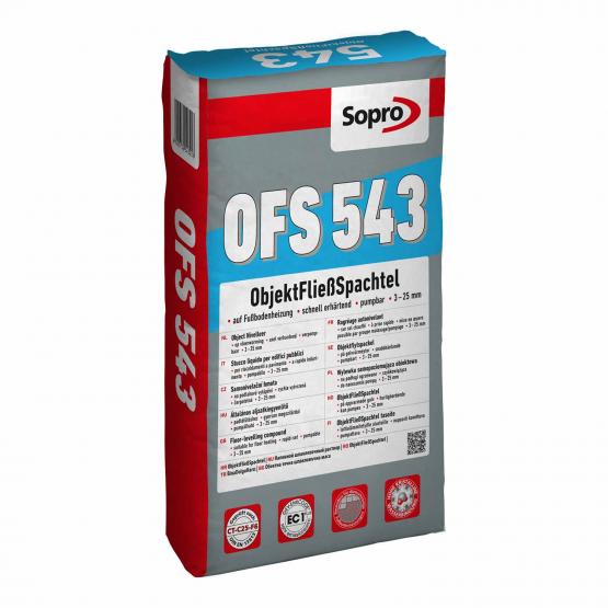 SOPRO OBJEKTFLIESSSPACHTEL 543, 25 KG 