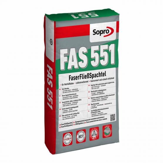 SOPRO FASERFLIEßSPACHTEL - FAS 551, 25 KG 