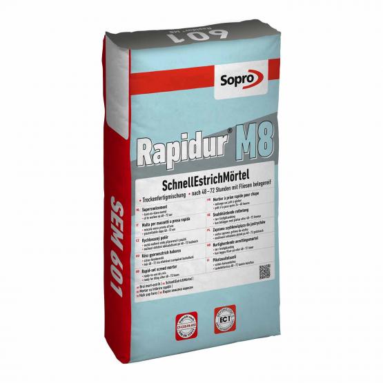 SOPRO SOPRO RAPIDUR M8 - SCHNELLESTRICHMÖRTEL, 25 KG 