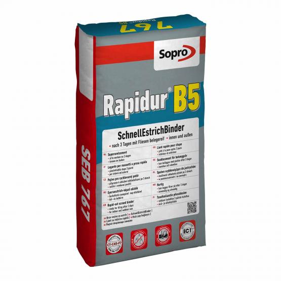 SOPRO RAPIDUR B5 SCHNELLESTRICHBINDER - SEB 767, 25 KG 