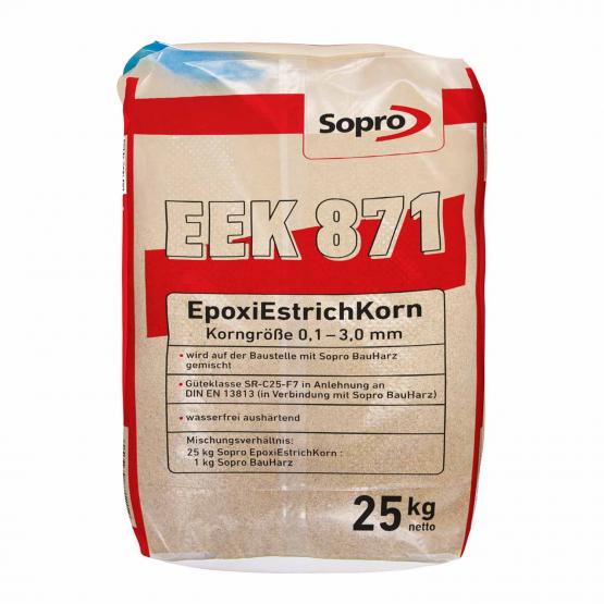 SOPRO EPOXIESTRICHKORN 0,1-3,0 MM - EEK 871, 25 KG 