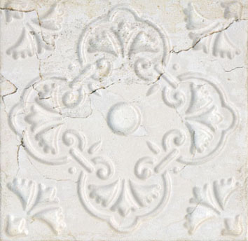 APARICI Aged 20x20 | White Ornato Wand-Dekor 