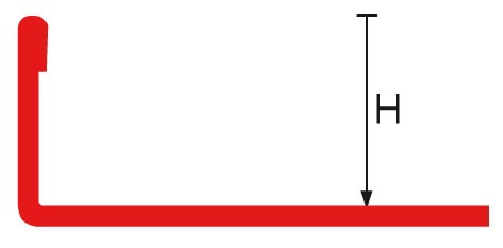 Winkelprofil Edelstahl 250cm | Edelstahl gebürstet | 8mm