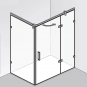HSK Duschkabine Atelier Plan Pur Drehtür an Nebenteil+Seitenwand 